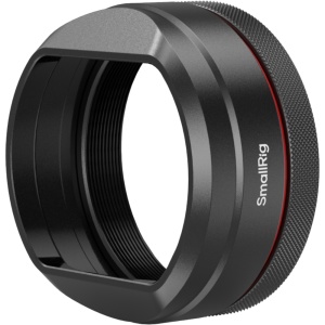 Parasolar metalic negru SmallRig 5848 cu inel adaptor montat pe camera FUJIFILM X100VI