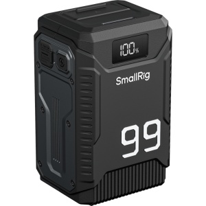 Baterie V-Mount SmallRig 5864 T99 cu porturi USB-C, D-Tap si constructie rezistenta IP54