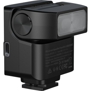 Blitz universal ultra-compact SmallRig 5883 Mini Speedlite Flash montat pe patina unei camere mirrorless