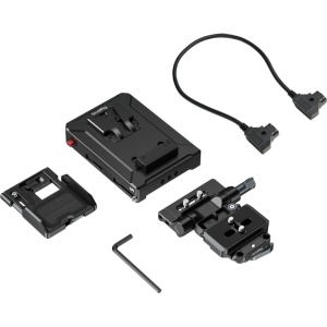 Placa adaptor inteligenta pentru baterii V-Mount SmallRig 5899 cu porturi D-Tap si ecran digital