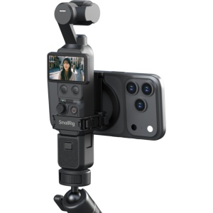 Suport SmallRig 6004 cu sistem magnetic pentru DJI Osmo Pocket 4 si telefon mobil