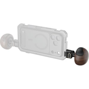 Maner lateral din lemn SmallRig 6047 HawkLock H11 Quick Release mini montat pe cage de telefon