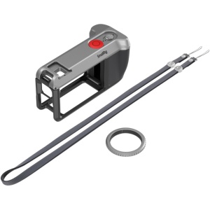 Carcasa SmallRig 6371 pentru DJI Osmo Action 5 Pro cu curea de umar si inel de protectie obiectiv