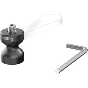 Set de 10 cleme pentru organizarea cablurilor SmallRig 6527 negre din silicon cu elasticitate ridicata