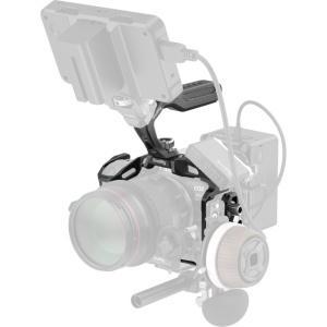Kit cage profesional SmallRig 6652 Black Mamba pentru camera video Canon EOS R6 Mark II cu maner superior si clema de cablu incorporata