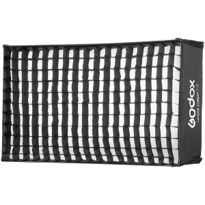 Softbox dreptunghiular Godox 1x2 cu grilă pentru panou LED LiteWafer UP150R (UP150R-RS12)