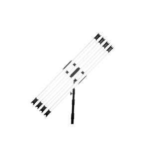 Suport Nanlite HD-T12-4-BHG cu Gooseneck pentru 4 Lămpi Led Pavotube