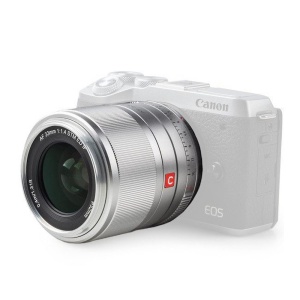 Viltrox AF 33mm f1.4 M Silver, Obiectiv cu montura Canon EF-M, APS-C