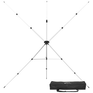Westcott X-Drop Pro Stand, Sistem de susținere fundal, Aluminiu, Portabil, Negru