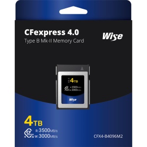 Wise Advanced CFexpress 4.0 Type B Mk-II, Card de memorie 4TB, R3500W3000 mbs
