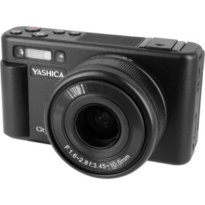 YASHICA City 100, Camera digitala Black, Sony 13 MP CMOS, zoom 3x, ecran rabatabil 2.8"