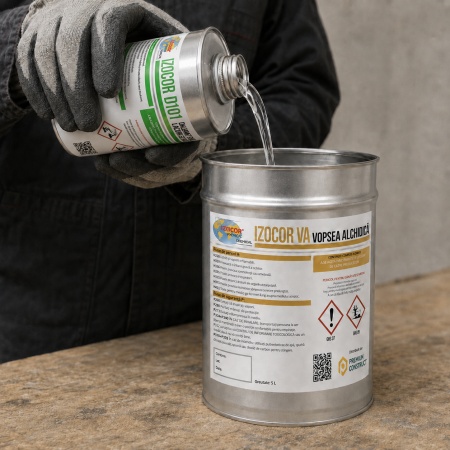 Diluant IZOCOR D101 5 kg – pentru vopsele epoxidice, poliuretanice și alchidice - Img 2