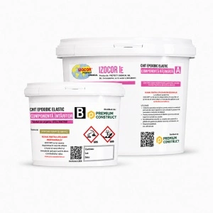 Chit epoxidic elastic pentru etanșare rosturi IZOCOR IE 5.3 kg – rezistent la trafic și variații de temperatură