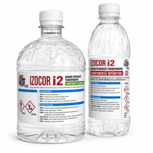 Rășină epoxidică transparentă IZOCOR I2 1,4 kg – pentru turnare, lipire și finisare la interior