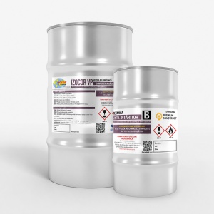 Vopsea poliuretanică IZOCOR VP 25 kg – strat protector și decorativ pentru beton, metal și lemn