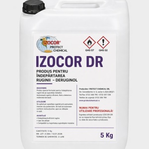 Deruginol IZOCOR DR 5 kg – soluție profesională pentru îndepărtarea ruginii de pe metal