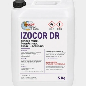 Deruginol IZOCOR DR 5 kg – soluție profesională pentru îndepărtarea ruginii de pe metal