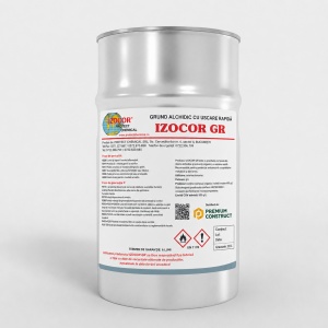 Grund alchidic cu uscare rapidă IZOCOR GR 5 kg – strat primar pentru suprafețe metalice