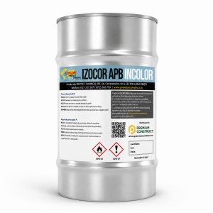 Lac acrilic pentru beton IZOCOR APB Incolor 5 kg – protecție și luciu pentru suprafețe din beton