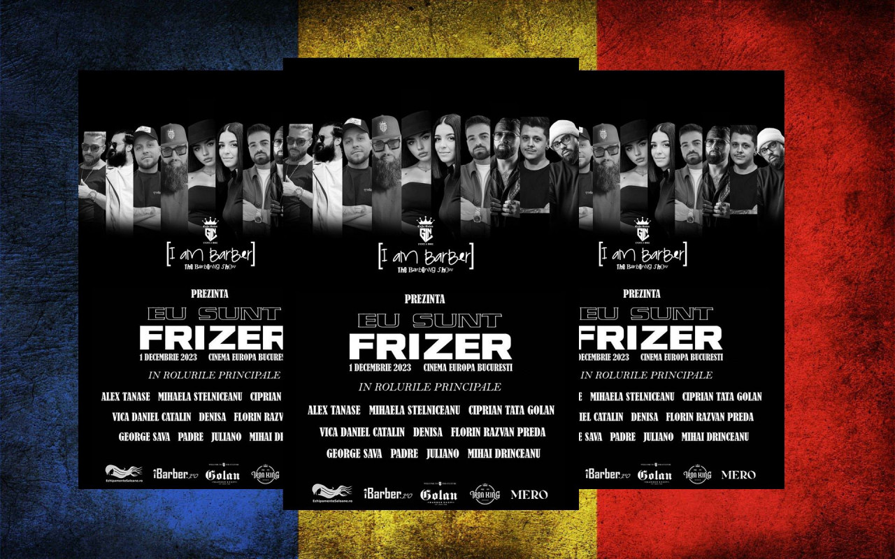 EU SUNT FRIZER: Un Eveniment de Barbering de Excepție pe 1 Decembrie