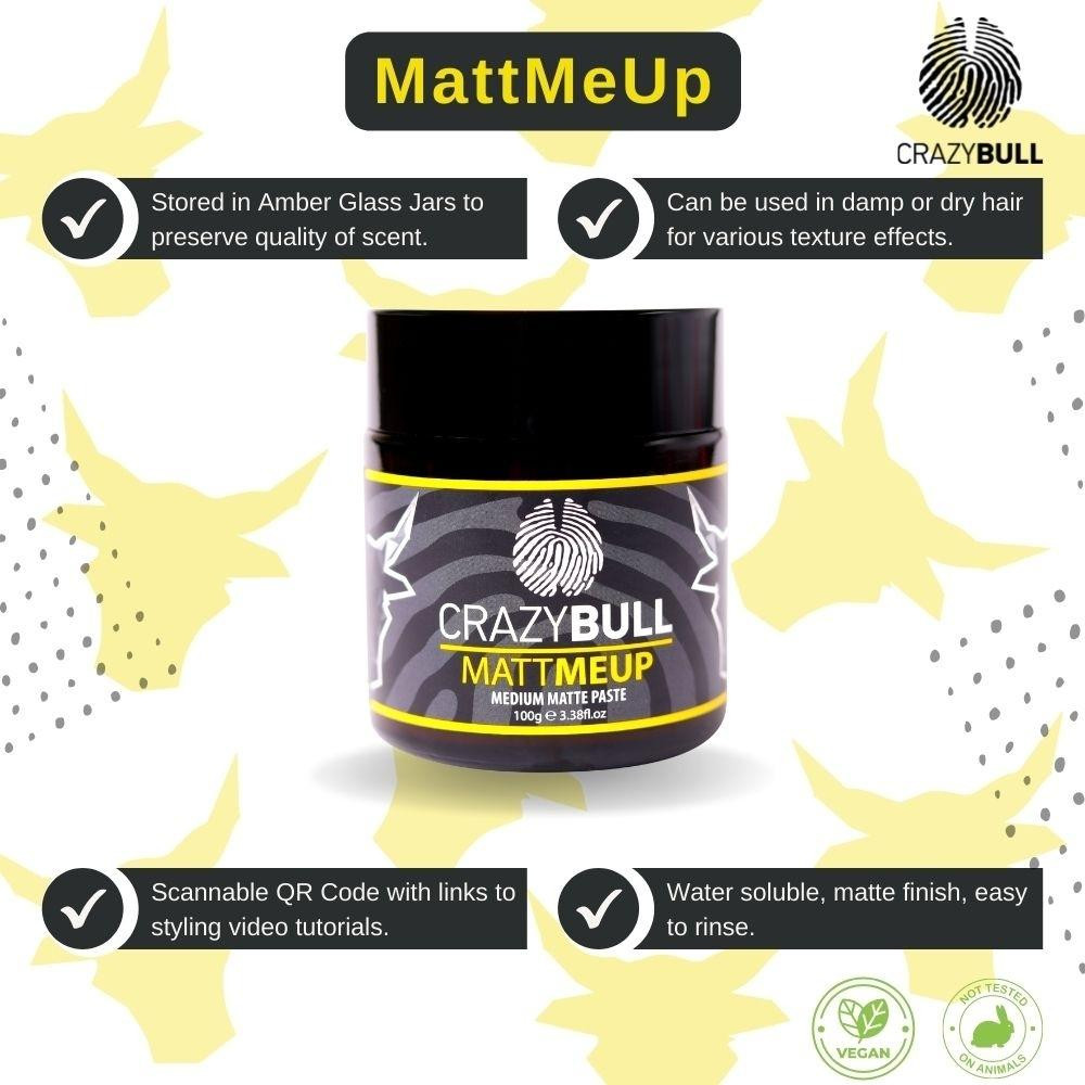 Ceara de par Crazy Bull MattMeUp Paste 100ml 3