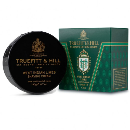 Cremă de ras Truefitt & Hill West Indian Limes Shave Cream Bowl 190g