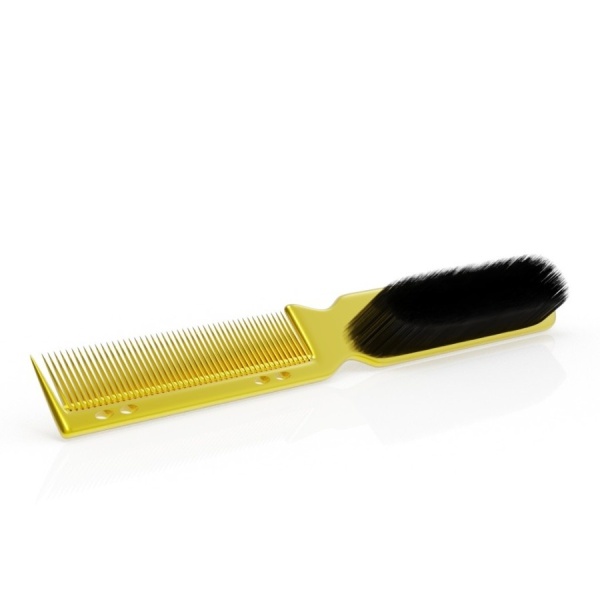 Man 42 Fade Brush and Comb - Gold