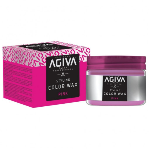 Ceară de păr colorată Agiva Hair Color Wax 08 Pink 120gr