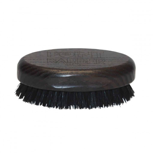 Perie de barba mica Point Barber Small Oval Wenge