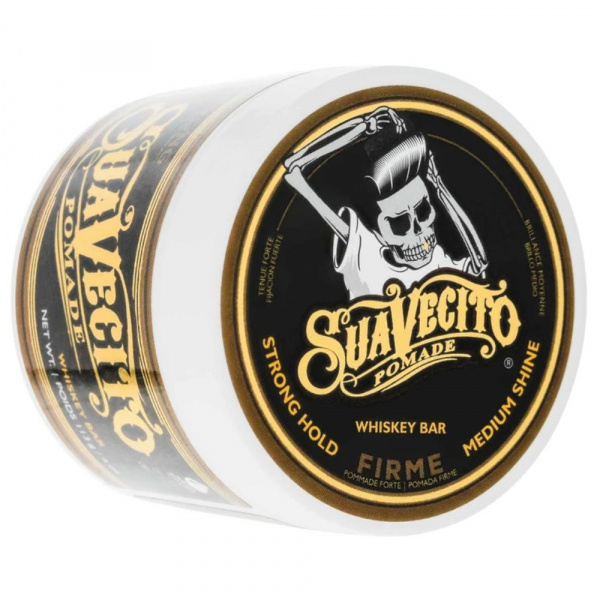 Pomada Suavecito Firme Hold Pomade Whiskey Bar 113g