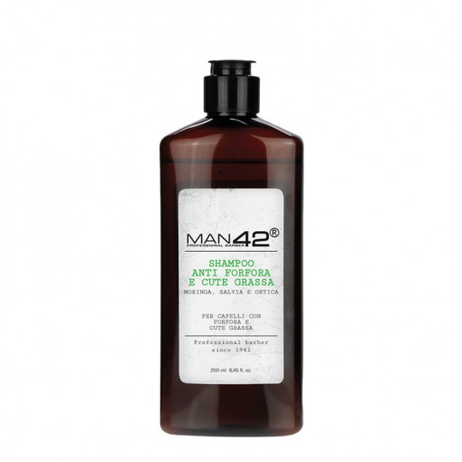 Sampon impotriva parului gras si a matreatii Man 42 Anti-grease and anti-dandruff shampoo 250ml