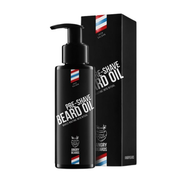 Ulei inainte de ras Angry Beards Jack Saloon Pre-Shave Oil 100ml
