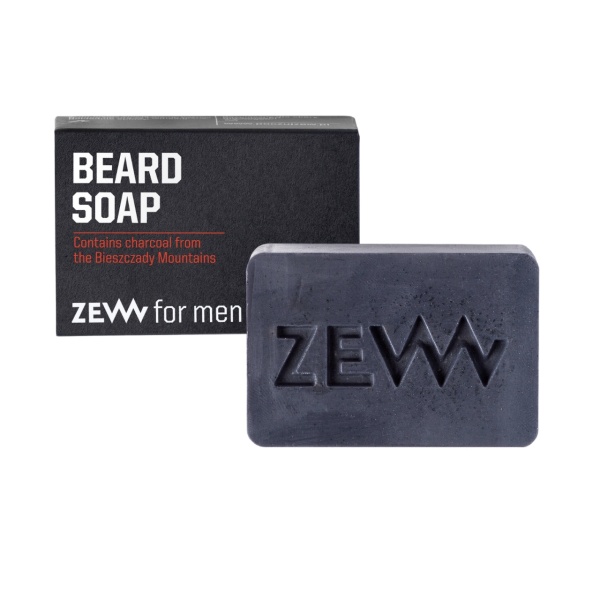 ZEW for men beard soap with charcoal 85g