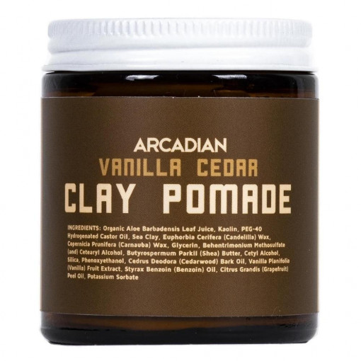 Ceara de par Arcadian Clay Pomade Vanilla Cedar 115g