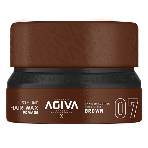 Pomadă de păr Agiva Wax Pomade Brown 155ml
