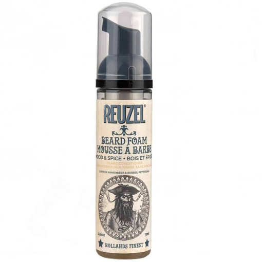 Spuma de barba Reuzel Beard Foam Wood & Spice 70ml
