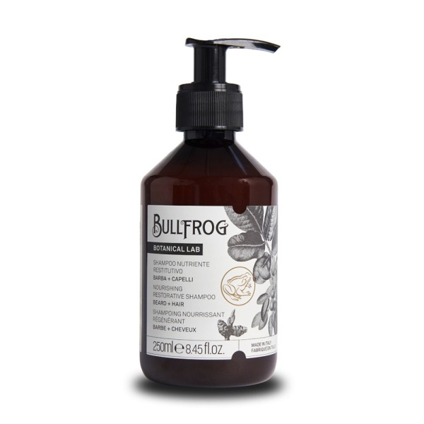 Sampon de par si barba Bullfrog Nourishing Restorative Shampoo 250ml