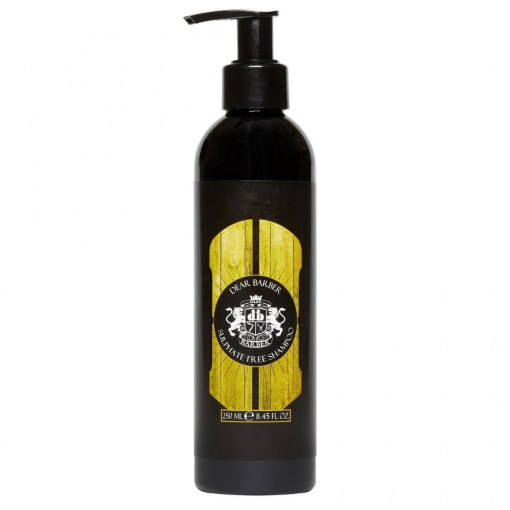 Șampon pentru păr și barbă fără sulfați Dear Barber Sulphate Free Shampoo 250ml