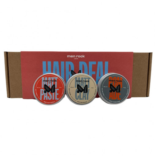 Set styling Men Rock Deluxe Hair Deal