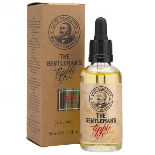 Ulei de barba Captain Fawcett The Gentleman's Tipple Whisky Beard Oil 50ml