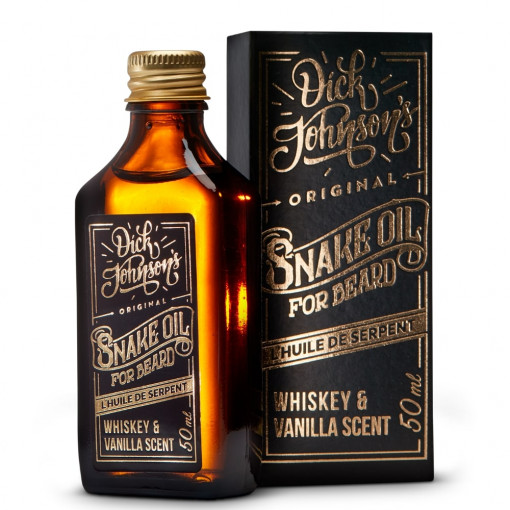 Ulei de barba Dick Johnson Snake Oil Original Whiskey & Vanilla 50ml
