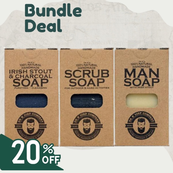 Dr K's Irish Stout Soap Collection 3 x 225g