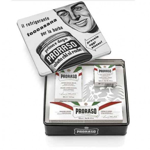 Set de barbierit Proraso Vintage Selection Toccasana Sensitive