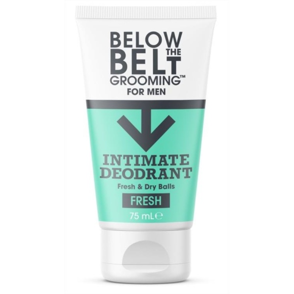 Below The Belt Fresh & Dry Ball Intimate Deodorant and Anti Chafing Cream - Fresh Scent 75ml