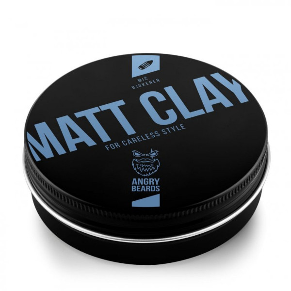 Ceară de păr Angry Beards Mic Bjukenen Matt Clay 100g