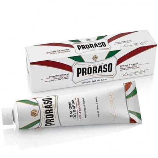 Crema de ras Proraso Green Tea & Oatmeal Sensitive Shaving Cream 150ml