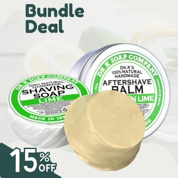 Dr. K Soap - Lime Combo shaving 100% natural ingredients