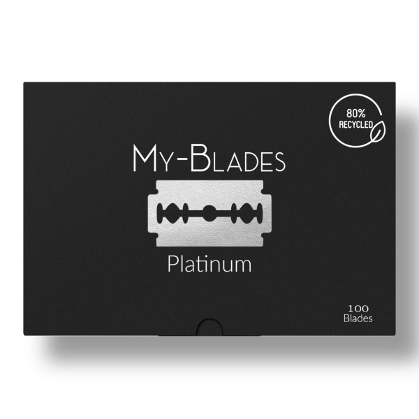 Full box 10 x My Blades Platinum Double Edge Razor Blades 10 penge/készlet