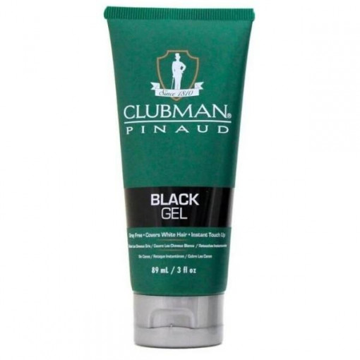 Gel de păr nuanțator Clubman Pinaud Temporary Colour Gel Black 89ml