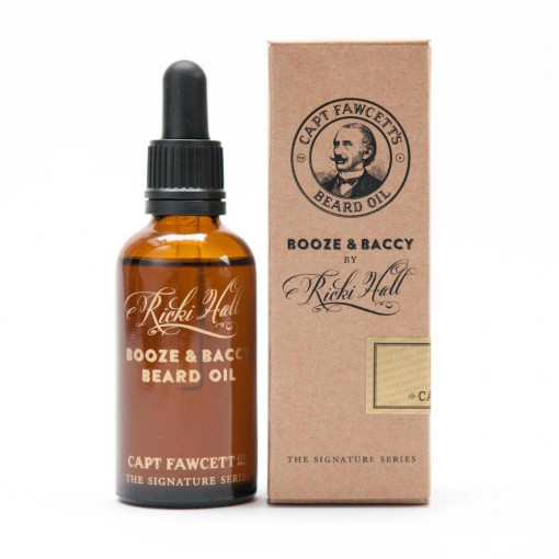 Ulei de barba Captain Fawcett Ricki Hall’s Booze & Baccy Beard Oil 50ml